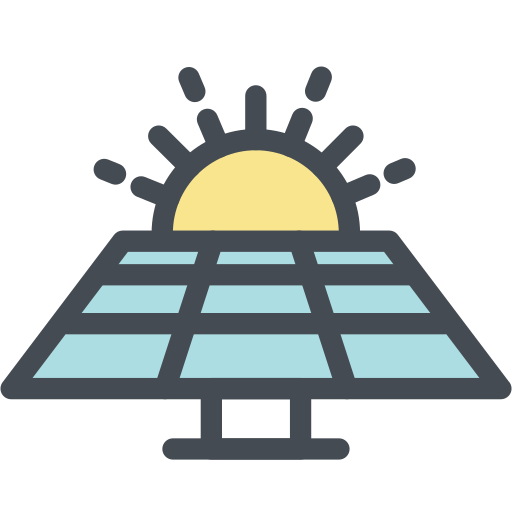 panel solar icono gratis