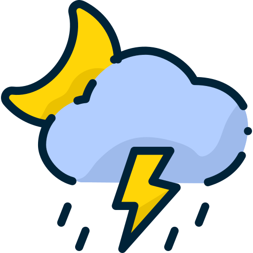 Storm Generic Outline Color icon