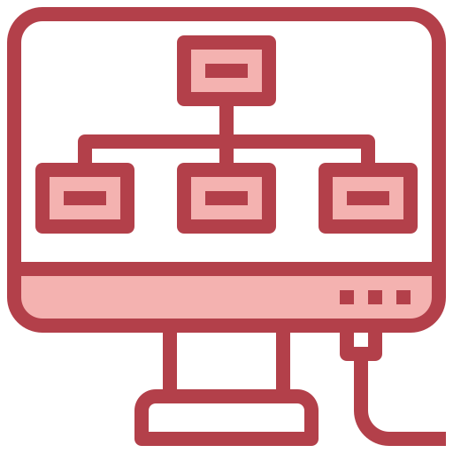 estructura jerarquica icono gratis