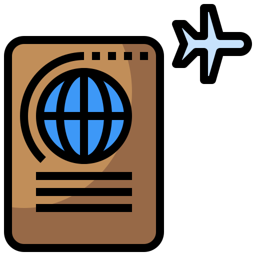 pasaporte icono gratis