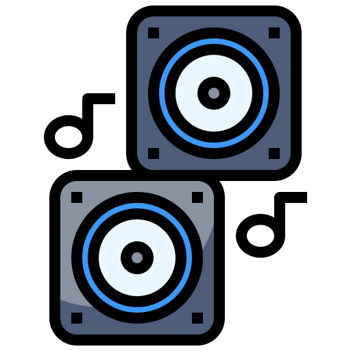 altavoces icono gratis