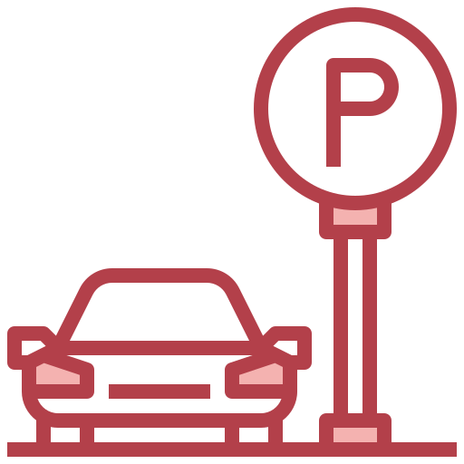 aparcamiento de coches icono gratis