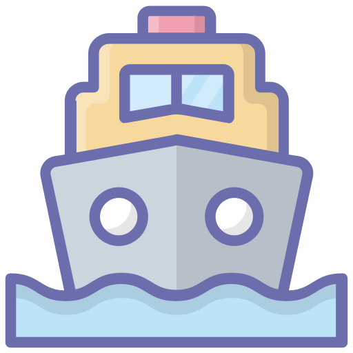 Cargo ship Generic Outline Color icon