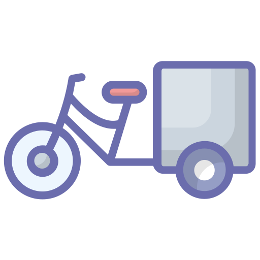 ciclo rickshaw icono gratis