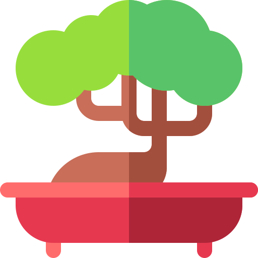 Bonsai Basic Rounded Flat icon