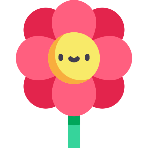 Flower Kawaii Flat icon