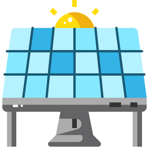 panel solar icono gratis