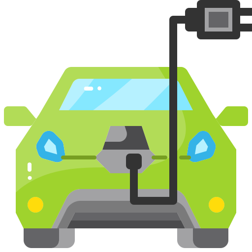 coche ecológico icono gratis