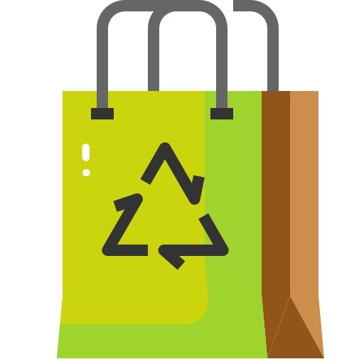 saco reciclado grátis ícone saco reciclado grátis ícone