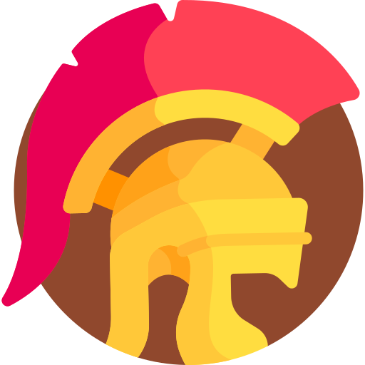 casque romain Icône gratuit