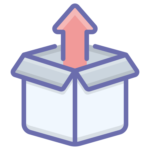 Cardboard free icon