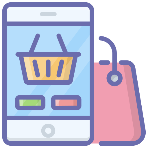 Mobile shopping - Free commerce icons