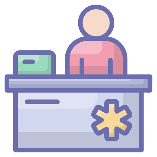 recepción icono gratis