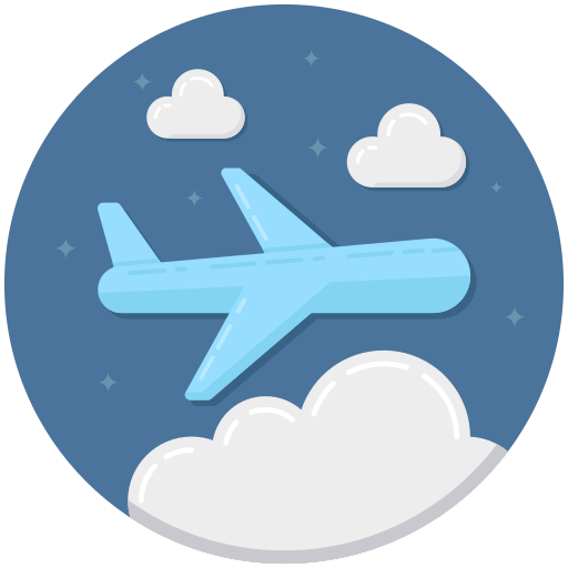 avión icono gratis