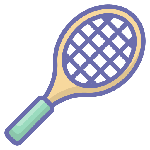 Raqueta de tenis - Iconos gratis de deportes y competición