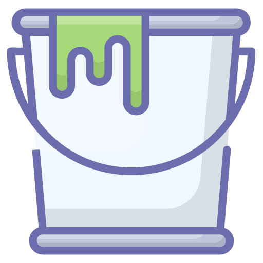 Paint bucket Generic Outline Color icon