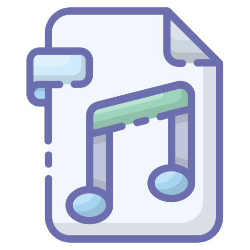 archivo de musica icono gratis