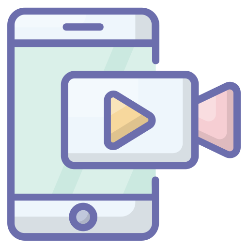 vídeo para celular grátis ícone vídeo para celular grátis ícone