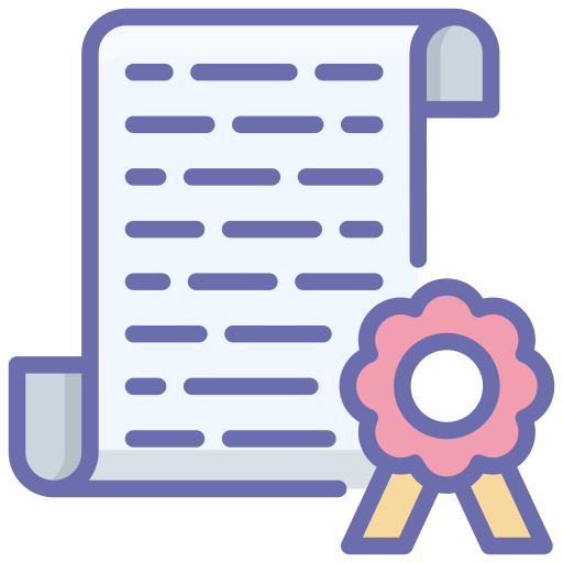 Сертификат бесплатно иконка Сертификат бесплатно иконка