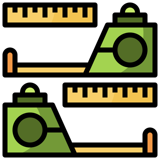 Measure Surang Lineal Color icon