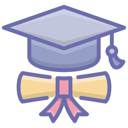 graduación icono gratis