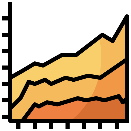 gráfico de barras icono gratis