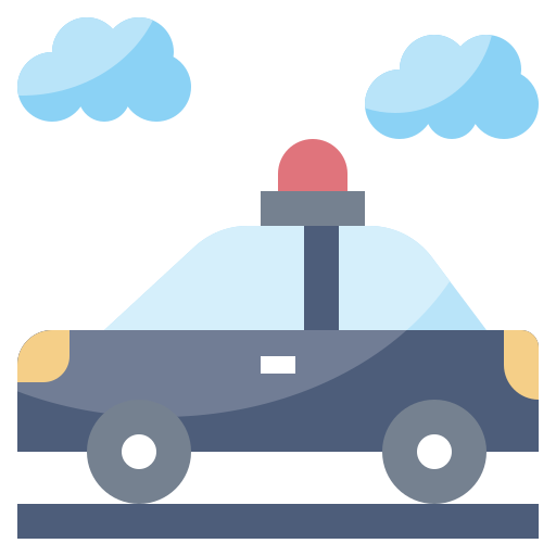 Полицейская машина бесплатно иконка