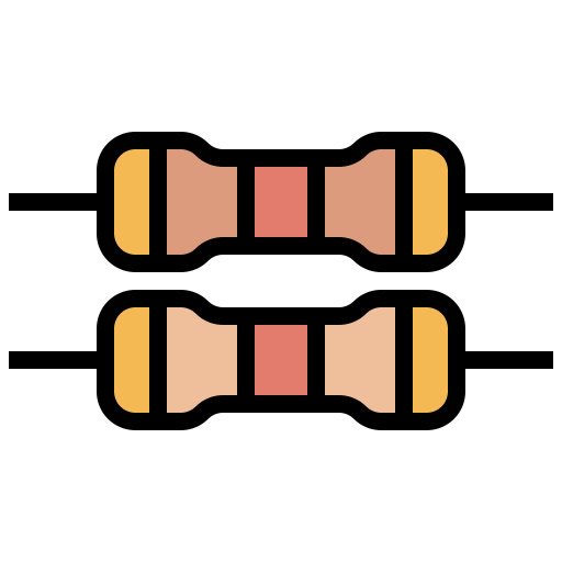 Resistor free icon