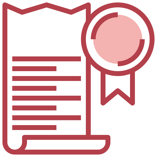 certificado icono gratis