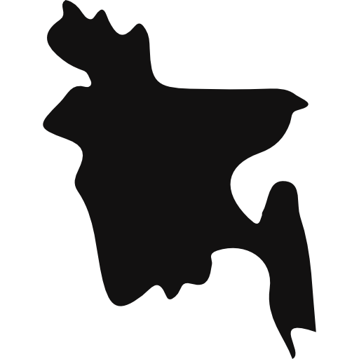 Free Icon Bangladesh Country Map Silhouette