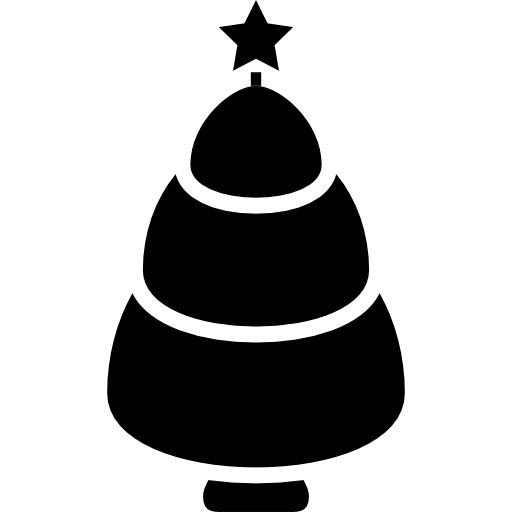 árbol de navidad icono gratis