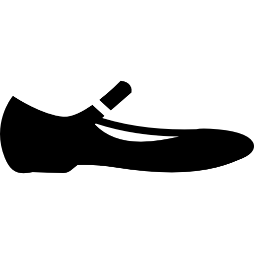 zapato plano icono gratis