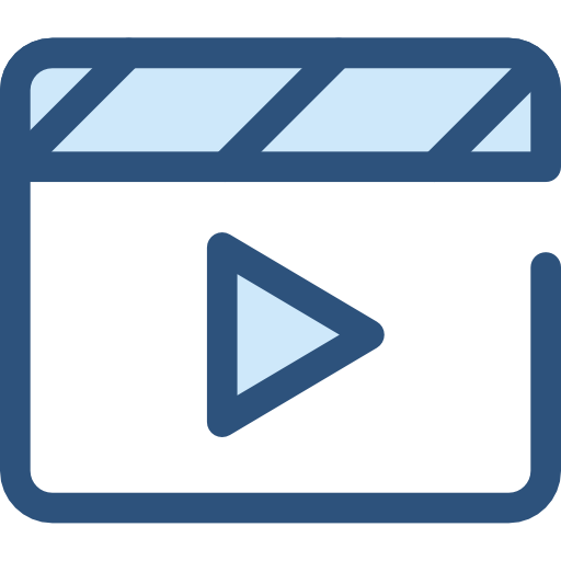 reproductor de video icono gratis