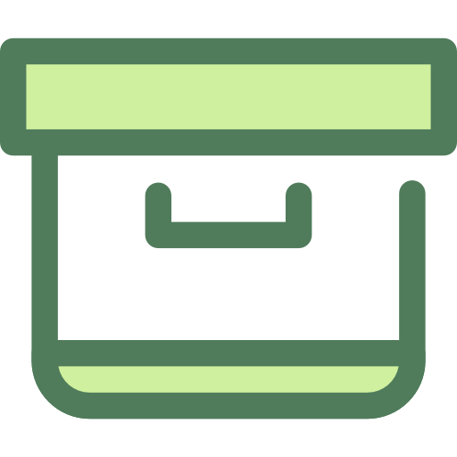 Box Monochrome Green icon