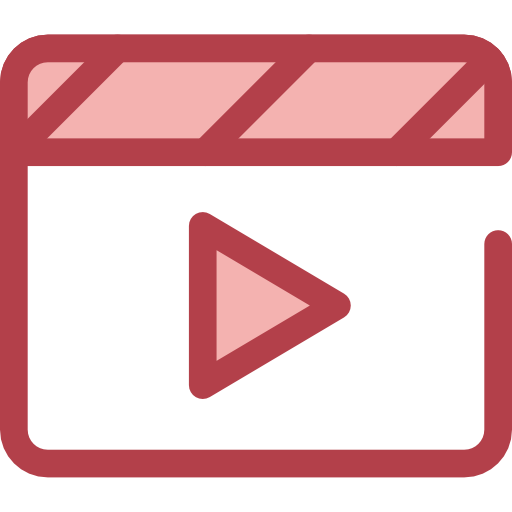 reproductor de video icono gratis