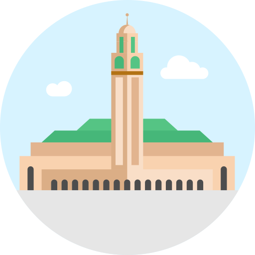 Hassan mosque Special Flat icon