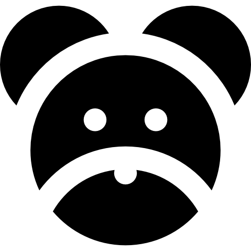 oso de peluche icono gratis