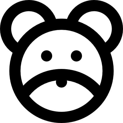 oso de peluche icono gratis