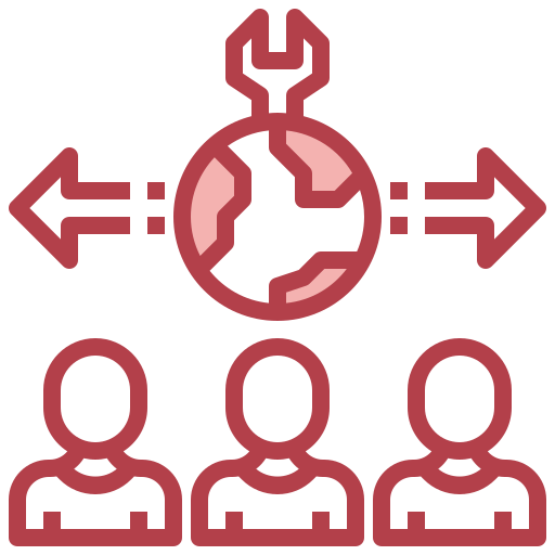 Outsourcing free icon