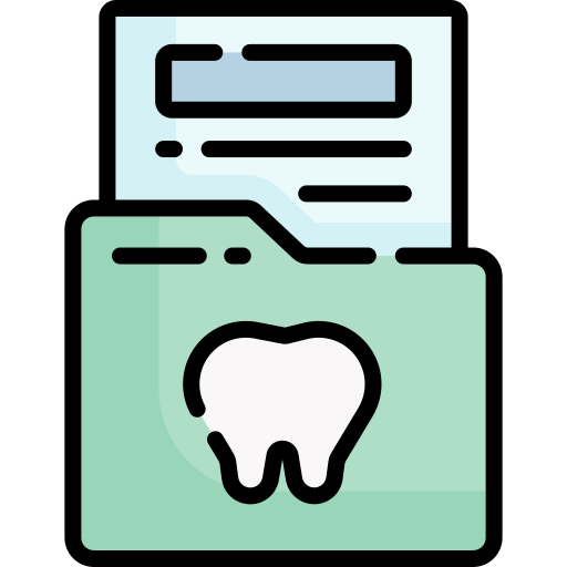 registro dental icono gratis