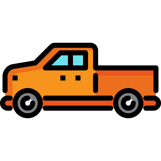 Pickup truck Generic Outline Color icon