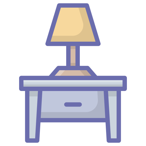 Table lamp - Free furniture and household icons