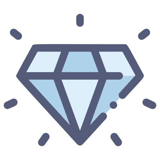 Diamond Generic Outline Color icon