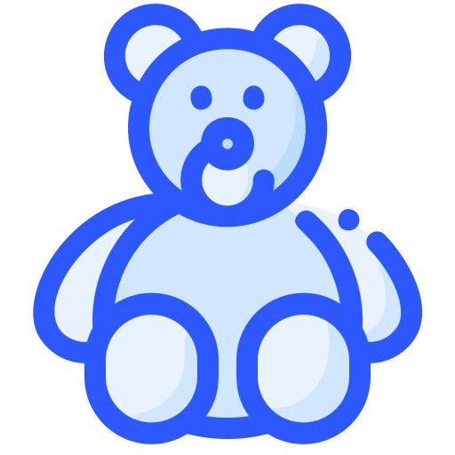 Teddy bear Generic Blue icon