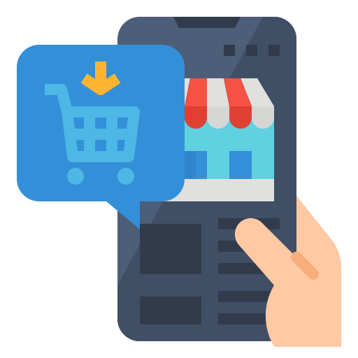 Online shop - Free commerce and shopping icons