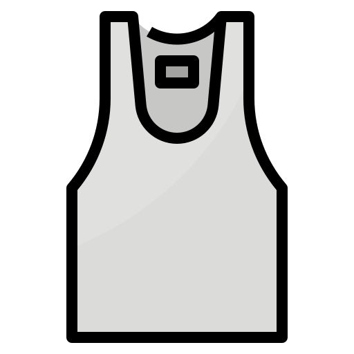 Undershirt Aphiradee (monkik) Lineal Color icon