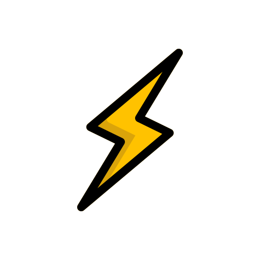 Lightning Generic Outline Color icon