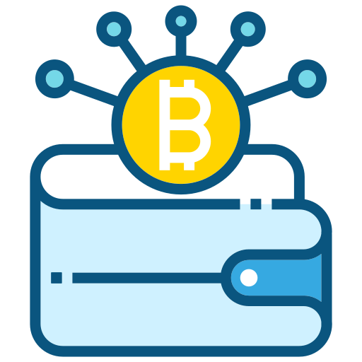 billetera bitcoin icono gratis