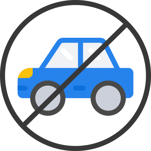 sin carro icono gratis