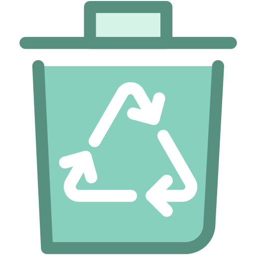 papelera de reciclaje icono gratis